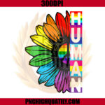 HUMAN Sunflower PNG LGBT Flag Gay Pride Month Proud LGBTQ PNG