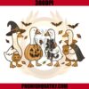Silly Goose Halloween Png, Halloween Ghost Png, Pumpkin Goose Png