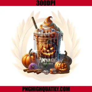 Pumpkin Spice PNG, Halloween Coffee For Men Spooky Pumpkin King PNG