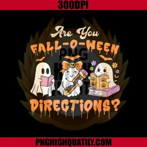 Retro are You Fall O Ween Directions PNG, Teacher Halloween Ghost PNG
