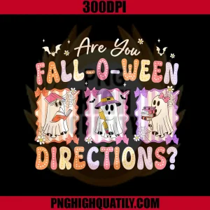Retro are You Fall O Ween PNG, Directions Teacher Halloween Ghost PNG