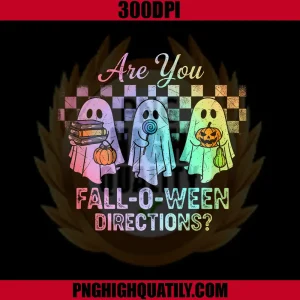 Vintage are You Fall O Ween Directions PNG, Teacher Halloween PNG