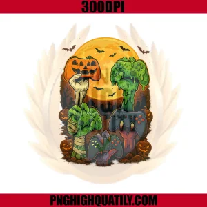 Halloween Skeleton Zombie PNG, Mummy Gaming Controller PNG