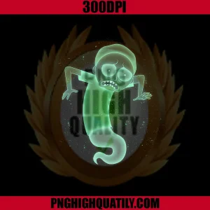 Ghost Morty Cartoon Character PNG, Spooky Sci Fi Cartoon PNG