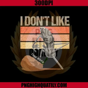 Marcus The Worm PNG, I Don't Like This Rock PNG
