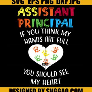 Assistant Principal Cute Teacher Appreciation Svg, Teacher Svg, Autism Svg