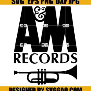 Am Records Svg, Studio Svg, Music Vintage Svg, Saxophone Svg, Love Music Svg