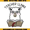 Teacher-Llama-Svg_-Teacher-Svg_-Reading-Teacher-Svg
