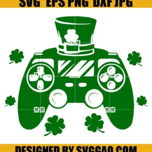 Game-Controller-Svg_-Video-Game-St-Patricks-Day-Svg