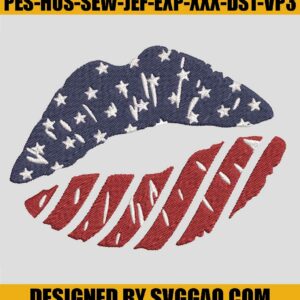 USA-Flag-Lips-Kiss-Embroidery-Designs-4th-Of-July-Embroidery-Designs