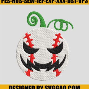 Halloween-Baseball-Embroidery-Designs