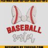 Baseball Sister-Embroidery-Designs