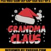 Grandma Claus Embroidery Design, Christmas Family Embroidery File 1 Grandma Claus Embroidery Design Christmas Family Embroidery File