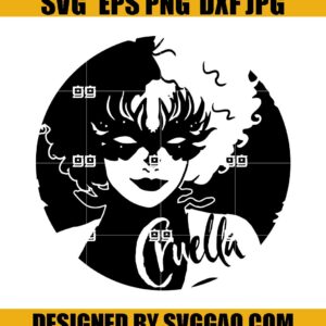 Cruella Disney Svg, Cruella De Vil Svg, Cruella Svg