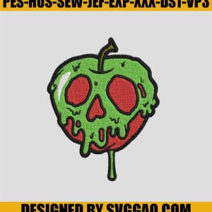 Poison-Apple-Embroidery-Design_-Evil-Queen-Embroidery-File_-Skull-Embroidery-Design