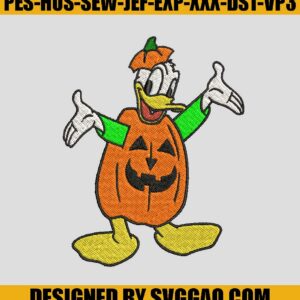 Donald-Duck-With-Pumpkin-Embroidery-Design_-Halloween-Embroidery-File