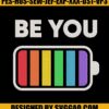 LGBT Be You Pride Embroidery Design, LGBT Embroidery File 1 LGBT-Be-You-Pride-EMbroidery-Design_-LGBT-Embroidery-File
