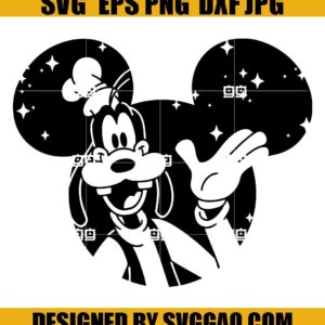 Goofy Ears Svg , Disneyland Ears Svg, Cartoon Svg