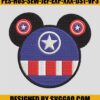 Minnie Mouse Captain America Embroidery Design 1 Minnie-Mouse-Captain-America-Embroidery-Design