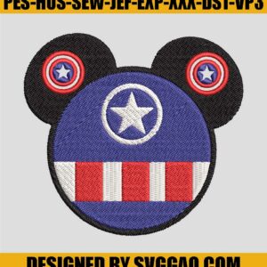 Minnie-Mouse-Captain-America-Embroidery-Design