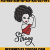 Strong Woman Embroidery Design, Strong Girl Embroidery File, Red Lips Embroidery Design 1 Strong-Woman-Embroidery-Design_-Strong-Girl-Embroidery-File_-Red-Lips-Embroidery-Design