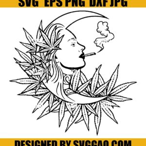 High As The Moon Svg, Smoking Joint Svg