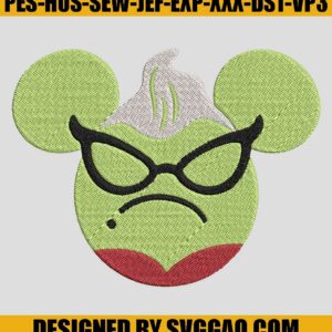 Roz Ears Embroidery Design, Monsters Inc Embroidery Design
