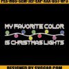 My Favorite Color Embroidery Design, Christmas Light Embroidery File 2 My-Favorite-Color-Embroidery-Design_-Christmas-Light-Embroidery-File