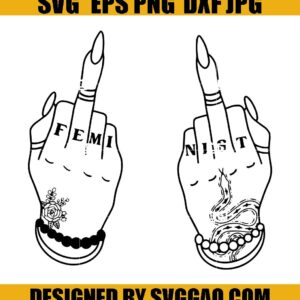 Feminist Svg, Smash The Patriarchy Svg, Strong Women Svg