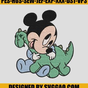 Mickey-T-rex-Embroidery-Design_-T-rex-Embroidery-Machine-File