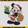 Mickey Christmas Embroidery Design, Santa Mickey Embroidery Machine File 2 Mickey-Christmas-Embroidery-Design_-Santa-Mickey-Embroidery-Machine-File