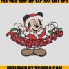 Merrychristmas Mickey Embroidery, Christmas Embroidery Machine File 1 Merrychristmas-Mickey-Embroidery_-Christmas-Embroidery-Machine-File