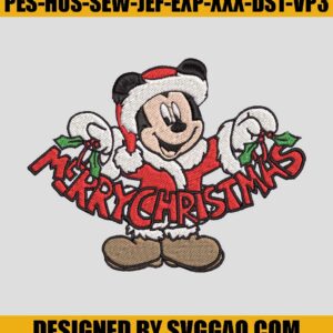 Merrychristmas-Mickey-Embroidery_-Christmas-Embroidery-Machine-File