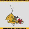 Dog Pluto Embroidery Design, Gift Christmas Embroidery File 2 Dog-Pluto-Embroidery-Design_-Gift-Christmas-Embroidery