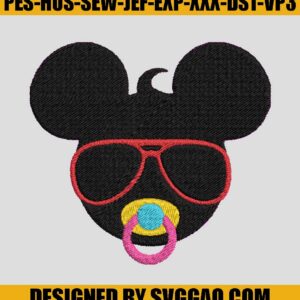 Baby-Girl-Sunglasses-Embroidery-Machine_-Mickey-Mouse-Embroidery-File