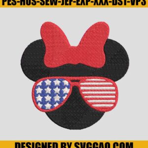 American-Girl-Sunglasses-Embroidery-Design_-Minnie-Flag-US-Embroidery-File