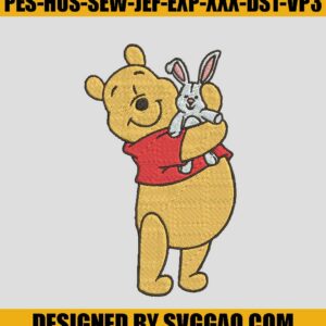 Pooh-Embroidery-Design-Rabbit-Embroidery-Machine-File