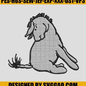 Eeyore Embroidery Design, Winnie The Pooh Embroidery Machine