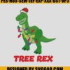 Tree-Rex-Embroidery-Design-Design_-T-rex-Xmas-Embroidery-Machine