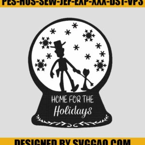 Home For The Holidays Embroidery File, Toy Story Embroidery Design