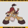 Donkey-Bullseye-Woody-Horse-Embroidery-Machine-Toy-Story-Embroidery-File