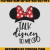 Talk Disney To Me Embroidery Design, Minnie Embroidery File 1 Talk-Disney-To-Me-Embroidery-Design_-Minnie-Embroidery-File