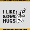 I LIke Warm Hugs Embroidery File, Frozen Embroidery Design 1 I-LIke-Warm-Hugs-Embroidery-File_-Frozen-Embroidery-Design