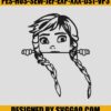 Cute Anna Embroidery Machine, Frozen Embroidery File 2 Cute-Anna-Embroidery-Machine_-Frozen-Embroidery-File
