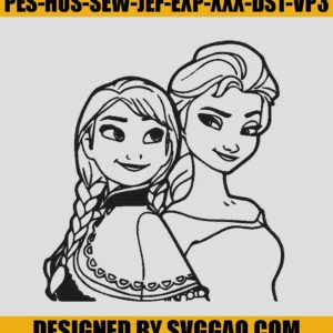 Anna-With-Elsa-Embroidery-Machine_-Frozen-Disney-Embroidery-Design