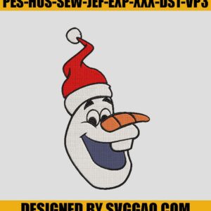 Olaf-Santa-Embroidery-Design_-Christmas-Disney-Embroidery-File