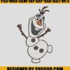 Frozen Olaf Embroidery Design, Disney Embroidery File 2 Frozen-Olaf-Embroidery-Design_-Disney-Embroidery-File