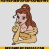 Belle Beautiful Pose Embroidery Design, Beauty And The Beast Embroidery File 2 Belle-Beautiful-Pose-Embroidery-Design_-Beauty-And-The-Beast-Embroidery-File
