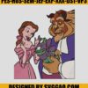 Belle And Chip Beauty And The Beast Embroidery Machine, Disney Embroidery File 2 Belle-And-Chip-Beauty-And-The-Beast-Embroidery-Machine_-Disney-Embroidery-File