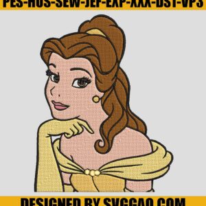 Beautiful-Face-Belle-Princess-Embroidery-Design_-Beauty-And-The-Beast-Embroidery-File